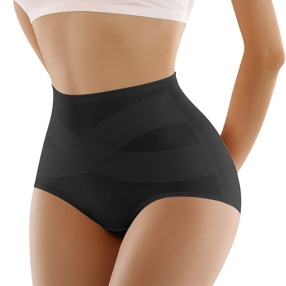 Womens Underwear Brief Panties Women Solid Color Patchwork Briefs Panties Underwear Knickers Bikini Underpants Black 2XL