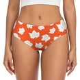 thumbnail image 1 of Womens Underwear Bright Autumn Leaves Charm Cuteness No Show Seamless Underwear for Women, Soft Stretch Women's Panties, Hipster Ladies Panties Bikini Underwear Briefs, 1 of 6