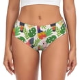 thumbnail image 1 of Womens Underwear Cartoon Parrot Cute Plant Cuteness No Show Seamless Underwear for Women, Soft Stretch Women's Panties, Hipster Ladies Panties Bikini Underwear Briefs, 1 of 6