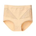 thumbnail image 1 of Womens Underwear Clearance Sale Womens High Rise Underwear Womens Briefs Underwear High Waist Underpants for Women Underpants(Beige), 1 of 2