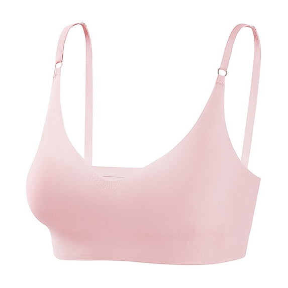 Womens Underwear Comfort Lightly Lined Seamless Wireless Triangle Bralette Bras Everyday Bras