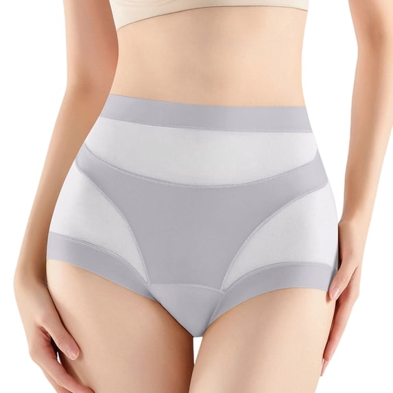 Womens Underwear Comfortable Full Coverage High Waist Abdominal Thin Ice Non Marking Body Shaping Briefs Breathable Panties,Hot Sales,Under $1