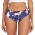 thumbnail image 1 of Womens Underwear - Cute dog B No Show Seamless Underwear for Women, Stretch Women's Panties, Hipster Soft Comfort Ladies Panties Bikini Underwear Briefs, 1 of 6