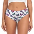 thumbnail image 1 of Womens Underwear Dragonfly Plant Butterfly Cuteness No Show Seamless Underwear for Women, Soft Stretch Women's Panties, Hipster Ladies Panties Bikini Underwear Briefs, 1 of 6