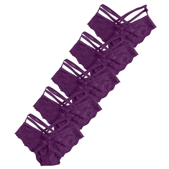 Womens Underwear Five Pairs Of Lace Panties For Ladies