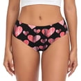 thumbnail image 1 of Womens Underwear Hearts Cuteness No Show Seamless Underwear for Women, Soft Stretch Women's Panties, Hipster Ladies Panties Bikini Underwear Briefs, 1 of 6