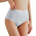 thumbnail image 1 of Womens Underwear High Waist Tummy Hip Lifting Senior Briefs Underwear Women Pack Gray Xl, 1 of 4