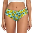 thumbnail image 1 of Womens Underwear - No Show Seamless Underwear for Women, Lemon1 Yellow Soft Stretch Women's Panties, Hipster Ladies Panties Breathable Bikini Underwear Briefs, 1 of 5
