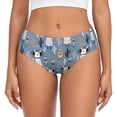 thumbnail image 1 of Womens Underwear Llamas And Cactus Cuteness No Show Seamless Underwear for Women, Soft Stretch Women's Panties, Hipster Ladies Panties Bikini Underwear Briefs, 1 of 6