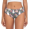 thumbnail image 1 of Womens Underwear Llamas Cuteness No Show Seamless Underwear for Women, Soft Stretch Women's Panties, Hipster Ladies Panties Bikini Underwear Briefs, 1 of 6
