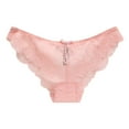 thumbnail image 1 of Womens Underwear Low Waisted Comfortable Breathable Mesh Briefs Solid Color Cotton Panties, 1 of 6