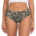 thumbnail image 1 of Womens Underwear Mechanical Bike Pattern Cuteness No Show Seamless Underwear for Women, Soft Stretch Women's Panties, Hipster Ladies Panties Bikini Underwear Briefs, 1 of 6