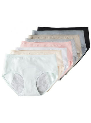 Ladies Underwear, Menstrual Period Underwear for Women Girls Cotton Panties  High Waist Comfortable Easy Clean Briefs, 1 Pack