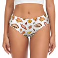 thumbnail image 1 of Womens Underwear - No Show Seamless Underwear for Women, Conch Shells Print No.9022 Soft Stretch Women's Panties, Hipster Ladies Panties Breathable Bikini Underwear Briefs, 1 of 5