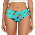 thumbnail image 1 of Womens Underwear - No Show Seamless Underwear for Women, Eggplant chilies garlic onion Soft Stretch Women's Panties, Hipster Ladies Panties Breathable Bikini Underwear Briefs, 1 of 5