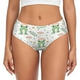 thumbnail image 1 of Womens Underwear - No Show Seamless Underwear for Women, Frog and Mushrooms Soft Stretch Women's Panties, Hipster Ladies Panties Breathable Bikini Underwear Briefs, 1 of 5