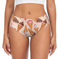 thumbnail image 1 of Womens Underwear - No Show Seamless Underwear for Women, Ice Cream No.J9012 Soft Stretch Women's Panties, Hipster Ladies Panties Breathable Bikini Underwear Briefs, 1 of 5