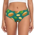 thumbnail image 1 of Womens Underwear - No Show Seamless Underwear for Women, cartoon Potato leaf Soft Stretch Women's Panties, Hipster Ladies Panties Breathable Bikini Underwear Briefs, 1 of 5