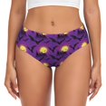 thumbnail image 1 of Womens Underwear - No Show Seamless Underwear for Women, cool bats castle purple starry sky Soft Stretch Women's Panties, Hipster Ladies Panties Breathable Bikini Underwear Briefs, 1 of 5
