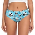 thumbnail image 1 of Womens Underwear - No Show Seamless Underwear for Women, cute cow wings blue funny Soft Stretch Women's Panties, Hipster Ladies Panties Breathable Bikini Underwear Briefs, 1 of 5