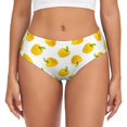 thumbnail image 1 of Womens Underwear - No Show Seamless Underwear for Women, yellow Bell Pepper Print Soft Stretch Women's Panties, Hipster Ladies Panties Breathable Bikini Underwear Briefs, 1 of 5