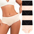 thumbnail image 1 of Womens Underwear Pack,C Section Underwear，plus size Panties 6Packs, 1 of 7