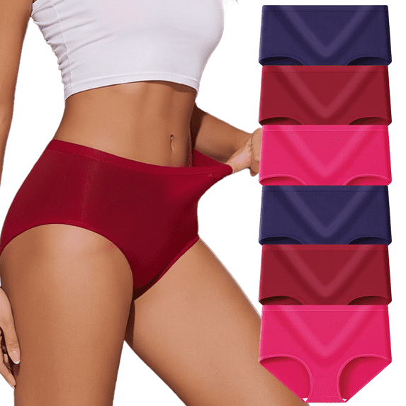 Womens Underwear Pack,C Section Underwear,plus size Panties 6Packs