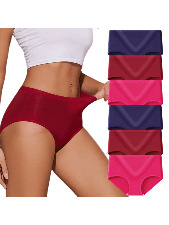 Womens Underwear Pack,C Section Underwear,plus size Panties 6Packs