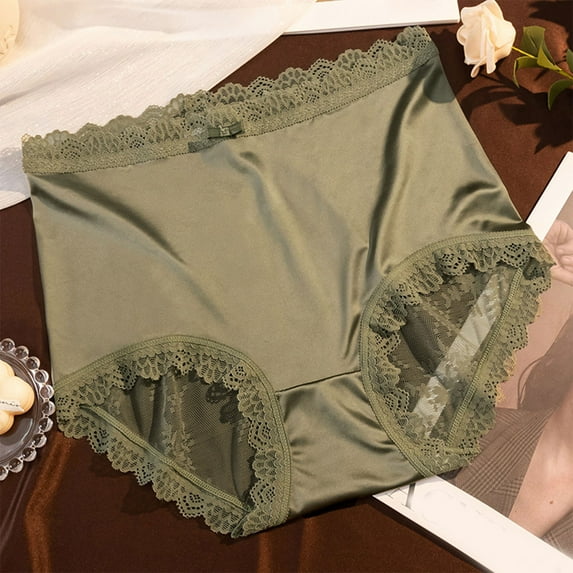 Womens Underwear Packs Clearance, Women's Lace Abdomen Mid-rise Waist And Hip Lift Comfortable Body Breathable Underwear Briefs