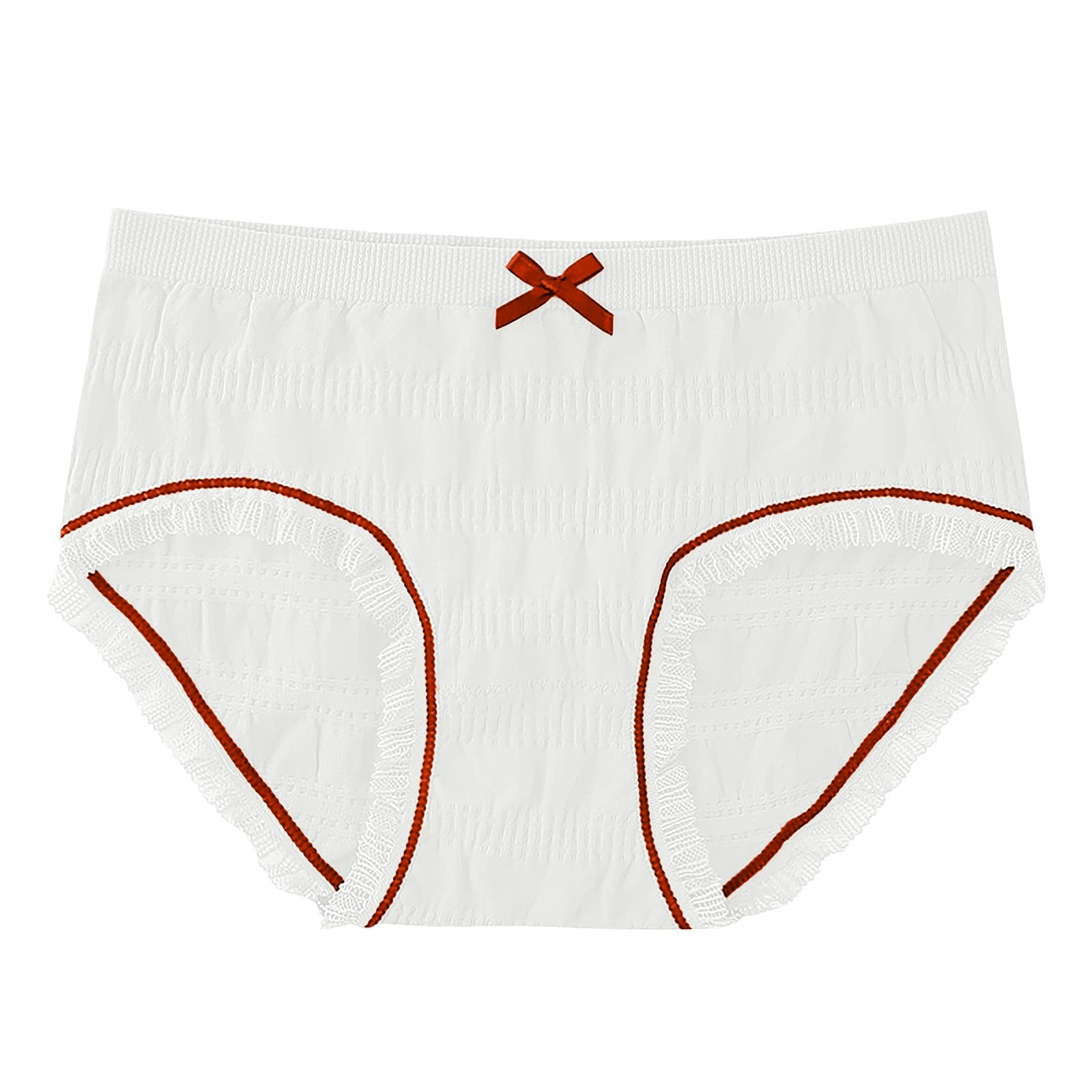 Womens Underwear Packs Color Matching Lace Bottom Fork Waist Of