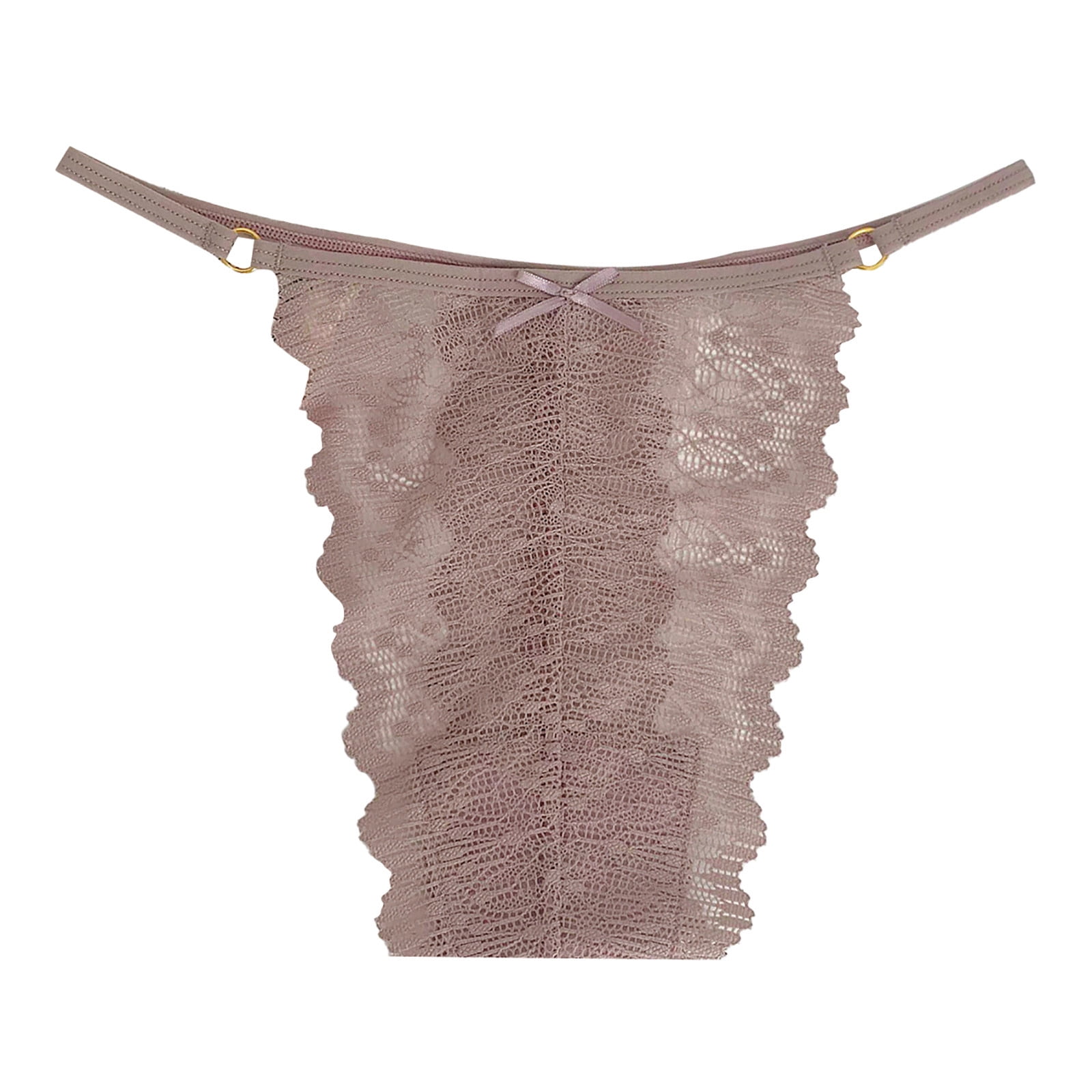 Womens Underwear Packs Lace Thong With High Slit Leg Lengthening And Comfortable Pure Cotton