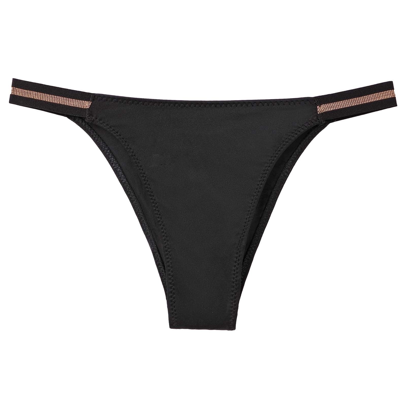 Womens Underwear Packs Thong Cotton Low Rise Woman G String Thongs Panties6 Pack