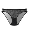 thumbnail image 1 of Womens Underwear Packs Women's Sheer Lace Underwear Panties Mesh Lightweight Valentine's Day Casual Underpants Briefs Black XL, 1 of 2
