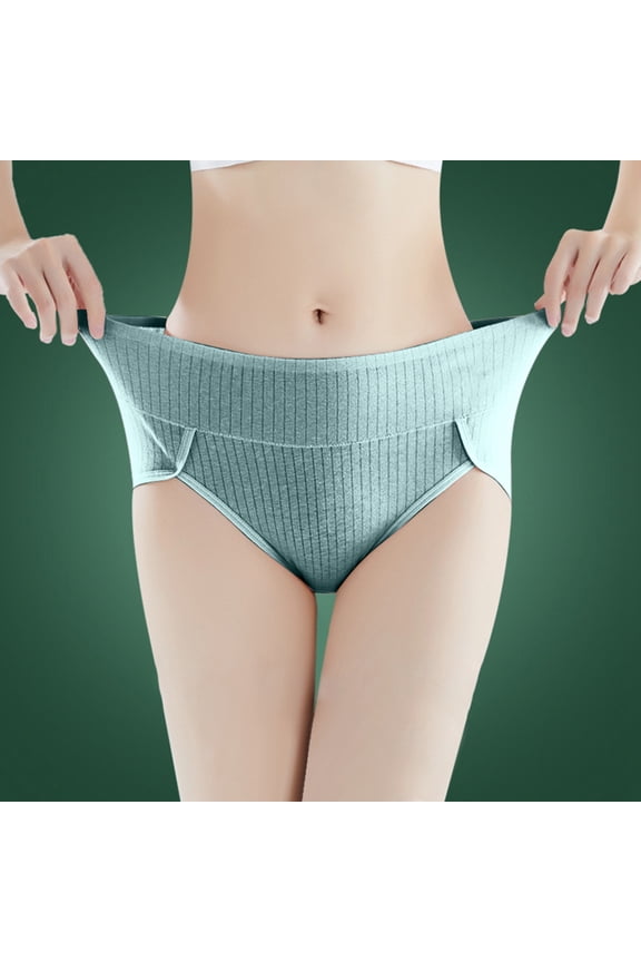 Womens Underwear Plus Size Hi Cut High Waisted Briefs Comfortable Breathable Full Coverage Postpartum Panties Deal for Today Womens Brief Underwear Boy Short Panties Lace Bikini Underwear for Women