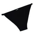 thumbnail image 1 of Womens Underwear Plus Size High Cut String Bikini Soft Comfort Cotton Underwear for Women Black L, 1 of 3