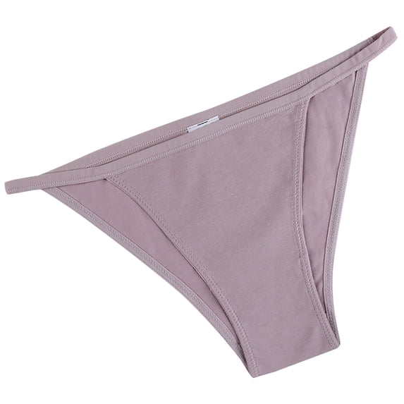 Womens Underwear Plus Size High Cut String Bikini Soft Comfort Cotton Underwear for Women Pink S