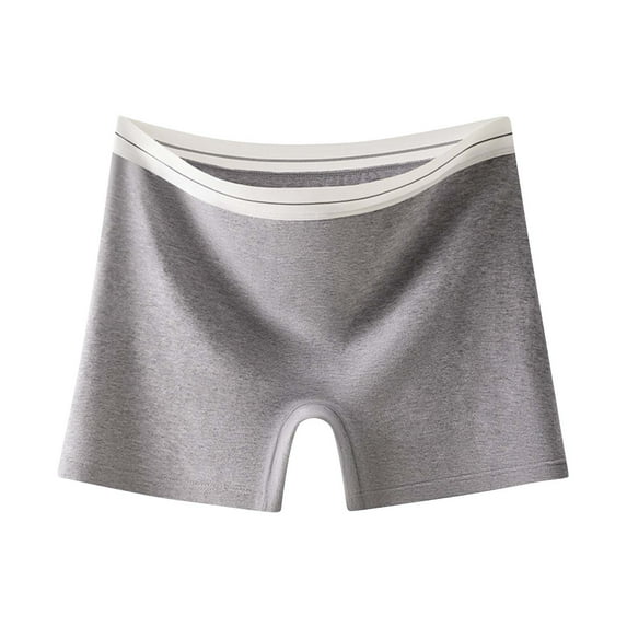 Womens Underwear Plus Size High Waisted Seamless Full Coverage Boy Shorts Panties Ladies Soft Stretch Cotton Panties