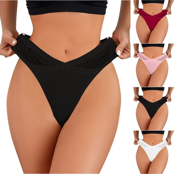 Womens Underwear Plus Size, Xunlbb Women's Lace Abdomen Mid-rise Waist And Hip Lift Comfortable Body Breathable Underwear Briefs