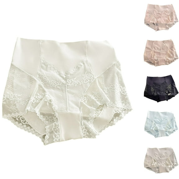 Womens Underwear Plus Size, Xunlbb Women's Lace Abdomen Mid-rise Waist And Hip Lift Comfortable Body Breathable Underwear Briefs