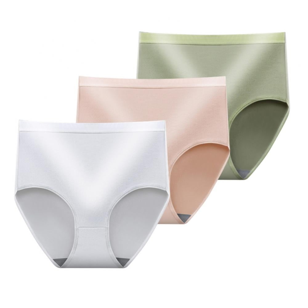 GEEKLLS Women's Underwear, Seamless Polyester Honeycomb Underwear Women's  Middle Waist High Elastic Large Size Breathable (Size : X-Large)