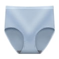 thumbnail image 1 of Womens Underwear - Polyester,Spandex Underwear for Women High Waist Underwear Seamles Briefs Panties Regular and Plus Size, 1 of 3