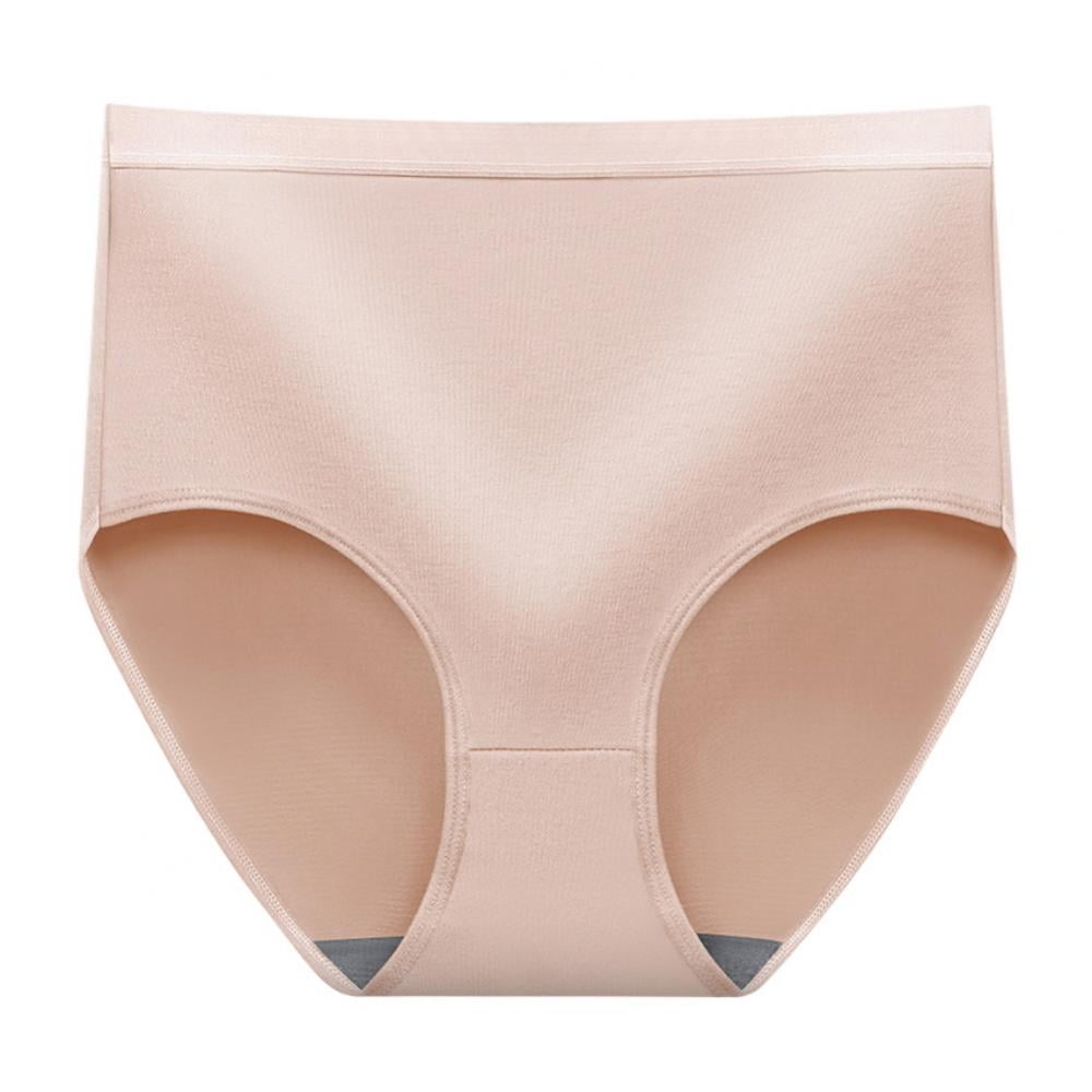 GEEKLLS Women's Underwear, Seamless Polyester Honeycomb Underwear Women's  Middle Waist High Elastic Large Size Breathable (Size : X-Large)