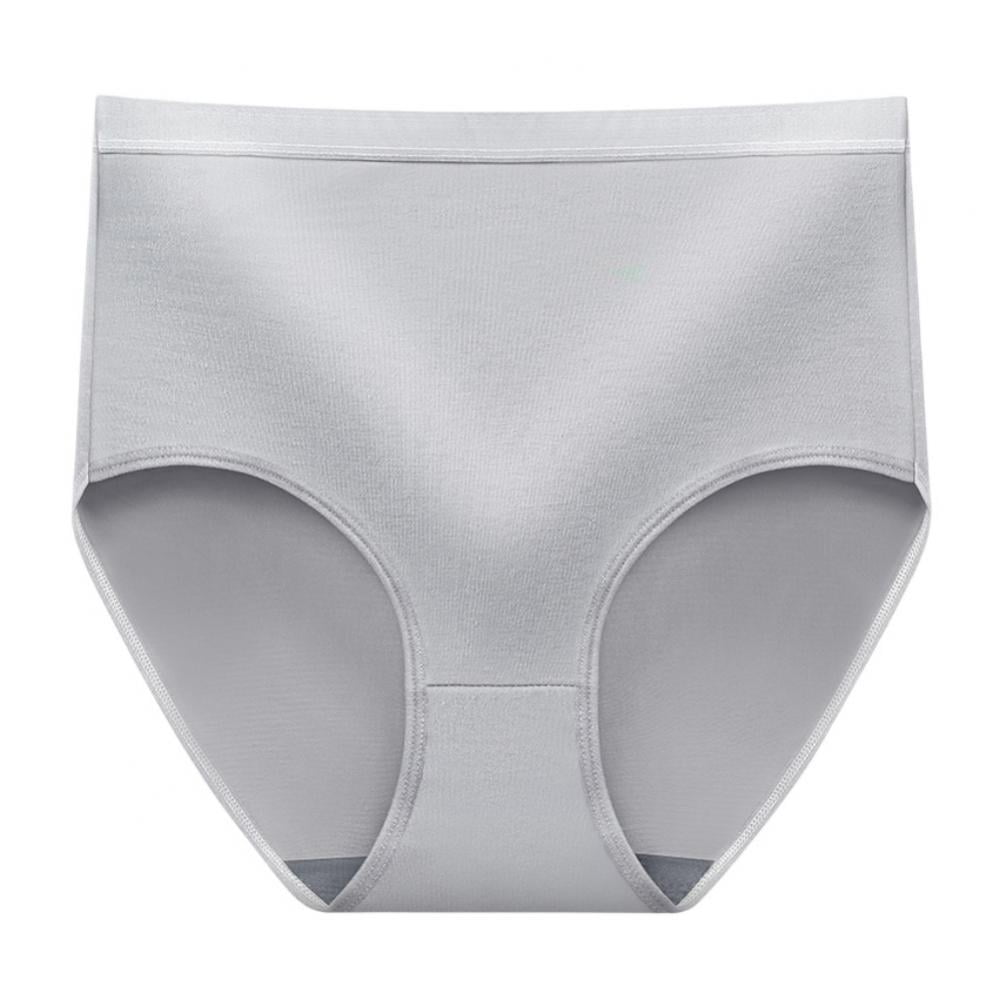 6pcs Cotton Spandex Plain Panty For Womens High waist Underwer