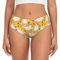 thumbnail image 1 of Womens Underwear Rustic Lines Funny Chicken Yellow Cuteness No Show Seamless Underwear for Women, Soft Stretch Women's Panties, Hipster Ladies Panties Bikini Underwear Briefs, 1 of 6