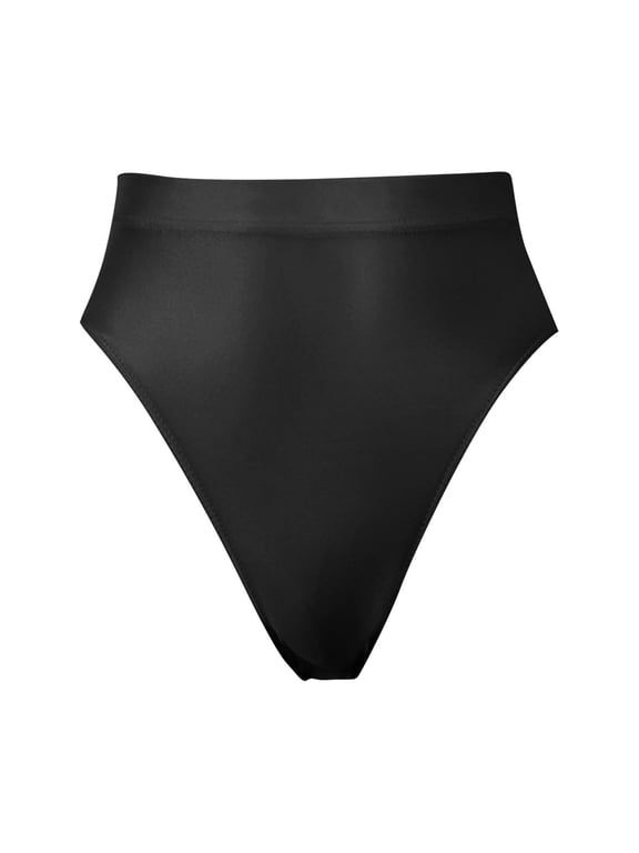 WoMens Underwear,Seamless,High Waisted Rave Bottom,High Cut Brazilian Panties, Underwear Festival Shorts Tummy Control,Underwear For Women,Black,XXL