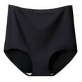 thumbnail image 1 of Womens Underwear Seamless Hipster Plus Size Ultra High Waist Solid Color Briefs Ice Silk Traceless Briefs Will Not Be Caught In The Middle Of The Boyshorts Panties For Women, 1 of 5