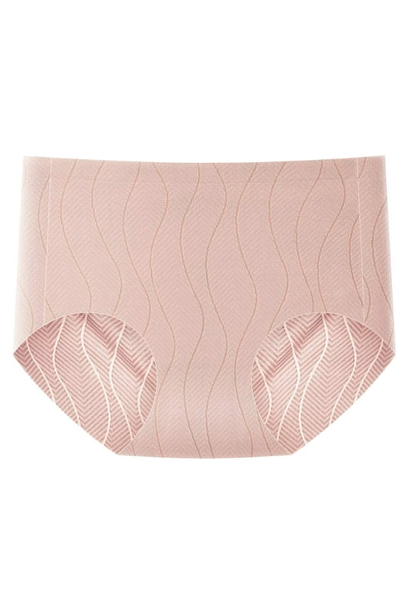 Womens Underwear Seamless Stretch No Show Yoga Panties High Waisted Comfortable Cotton Briefs