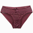 thumbnail image 1 of Womens Underwear Sexy Seamless Lace Hipster Panties Plus Size Low Rise Underwear, 1 of 3