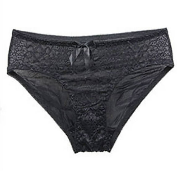 Womens Underwear Sexy Seamless Lace Hipster Panties Plus Size Low Rise Underwear