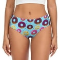 thumbnail image 1 of Womens Underwear - No Show Seamless Underwear for Women, Donuts Soft Stretch Women's Panties, Hipster Ladies Panties Breathable Bikini Underwear Briefs, 1 of 5